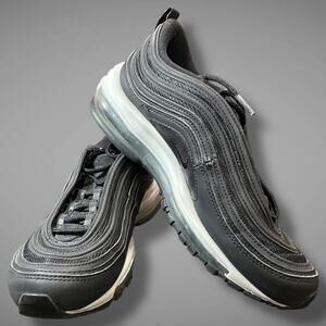 SZ 8.5 NIKE Women's Air Max 97 'Black White' Sneakers 921733-006 Great Condition
